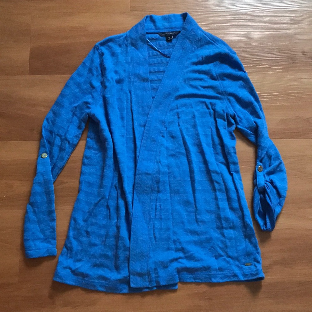 Tommy Hilfiger Blue Cardigan. Size Small